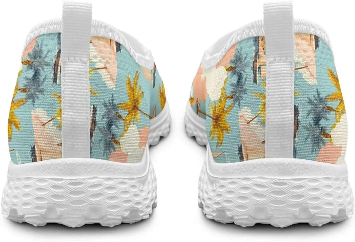 Slip On Shoes Women Ladies Loafers Walking Shoes Women Trainers Athletic Sneakers with Mesh Fabric