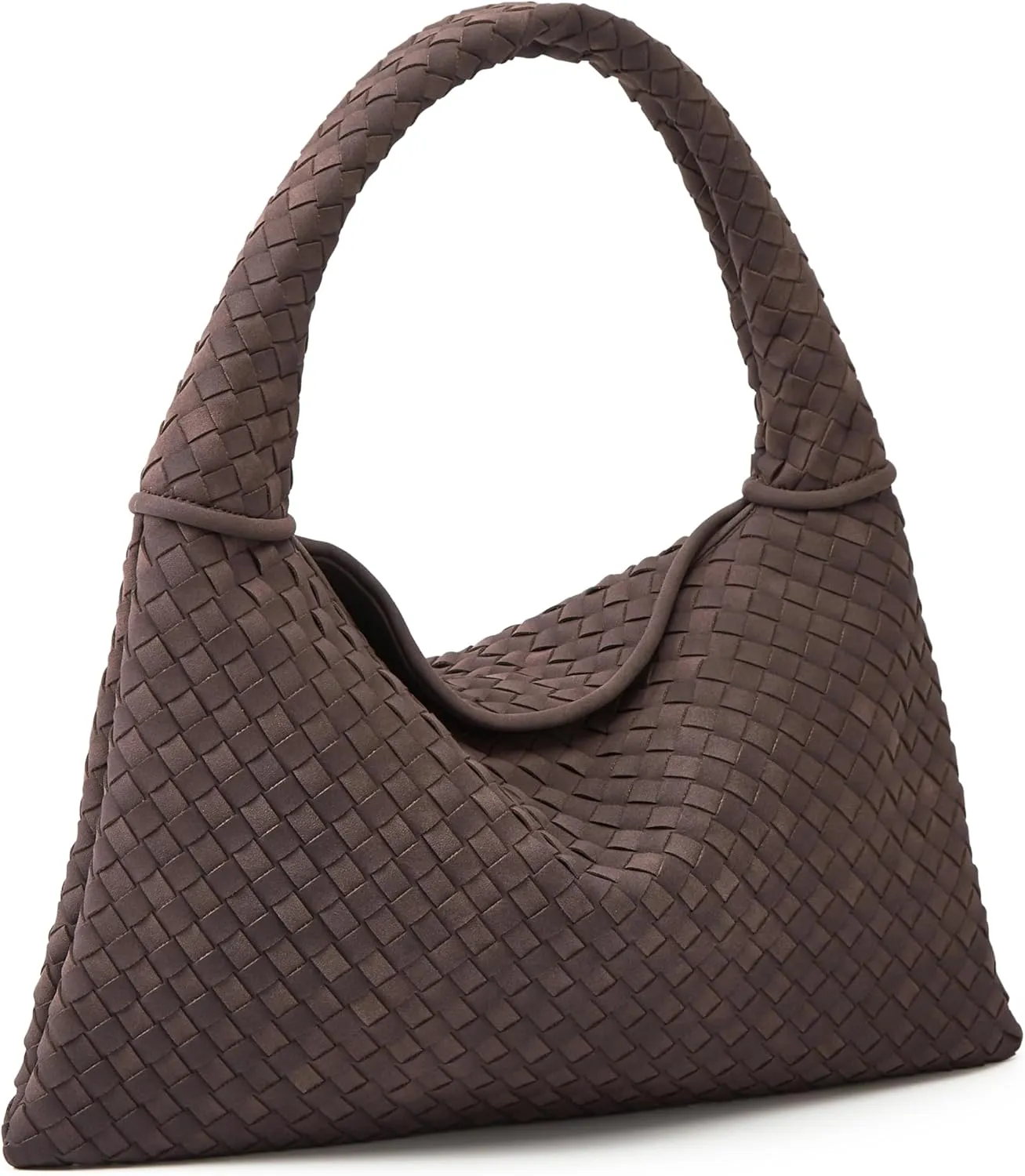 Suede Woven Hobo Bags Purses for Women Woven Leather Bag Vintage Tote Bag Retro Handbag Satchel 2025