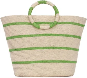 SUKUTU Large Straw Tote Bag for Women Rattan Woven Handbag Summer Beach Vacation Bag Crochet Tote