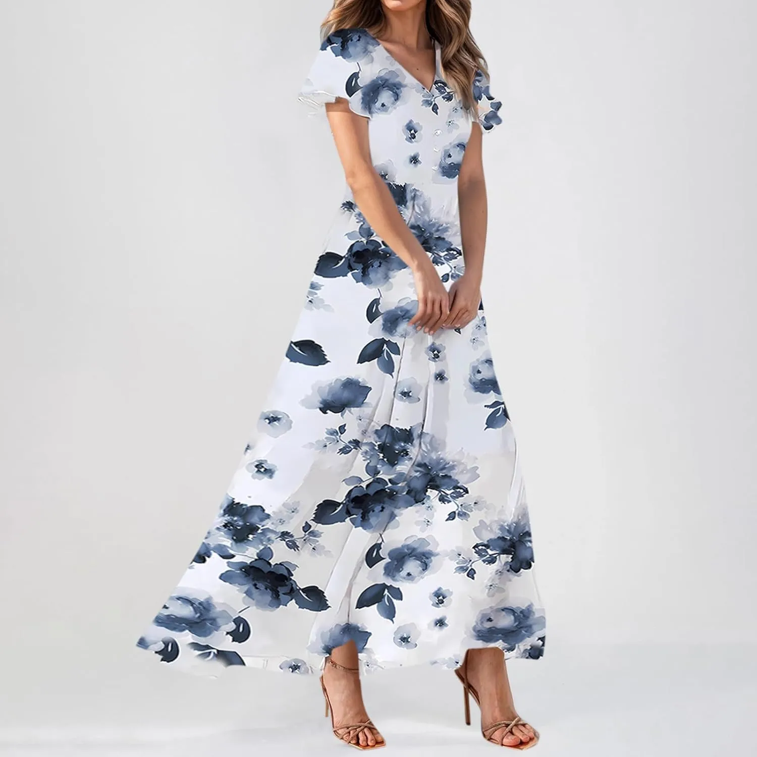 Summer Dresses for Women 2025, Beach Vacation Trendy Boho Spring Casual Womens Sundress