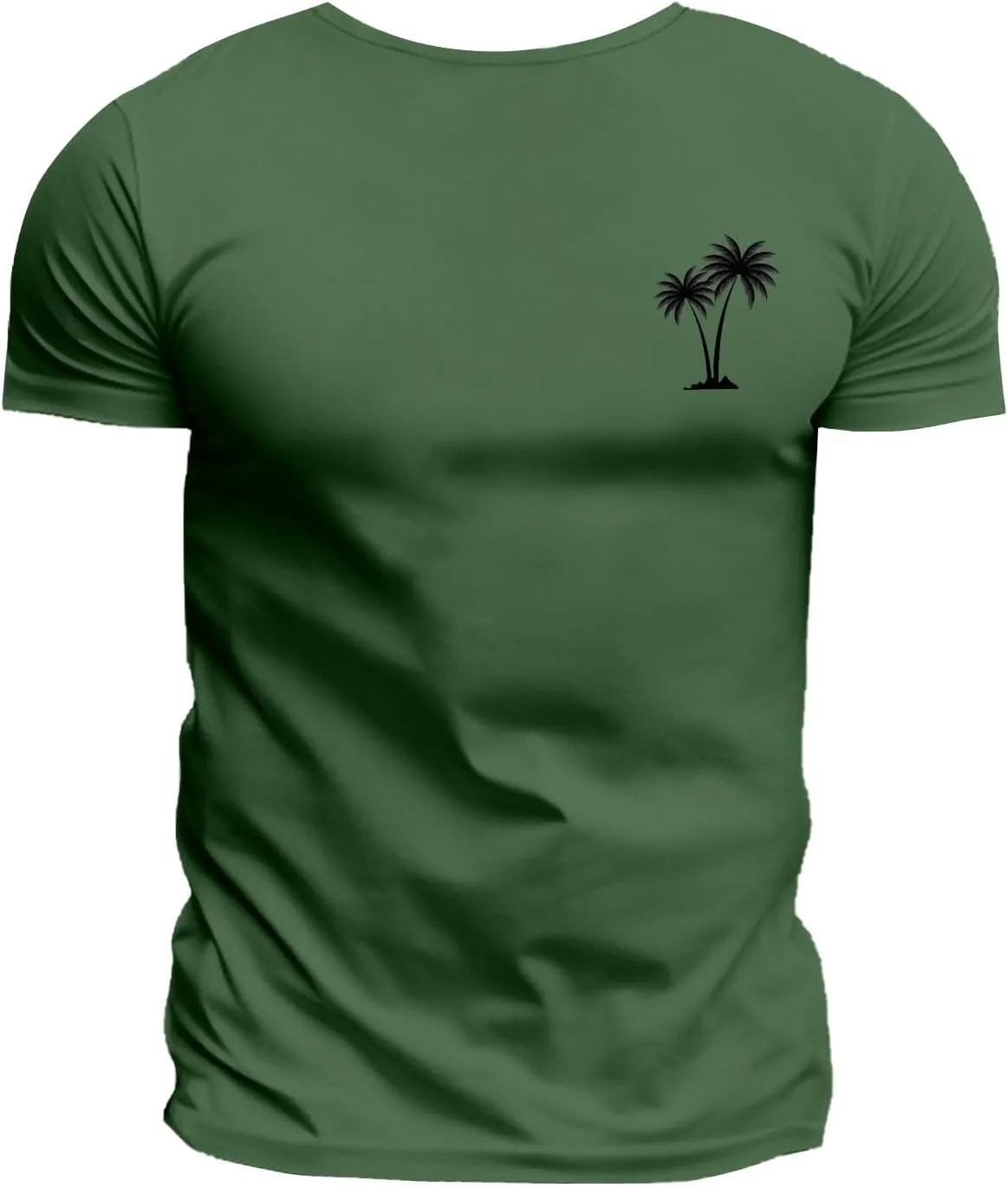 T Shirts for Man Palm Tree Printed Graphic Tees Casual Summer Beach Tops Short Sleeve Crew Neck Basic Tee Shirts