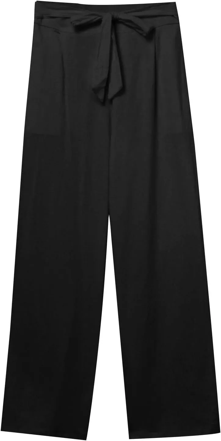 TARIENDY Petite Pants for Women Dressy Ladies 2025 Summer Comfy Outfits Casual high Waist Pants Elastic Drawstring Trousers