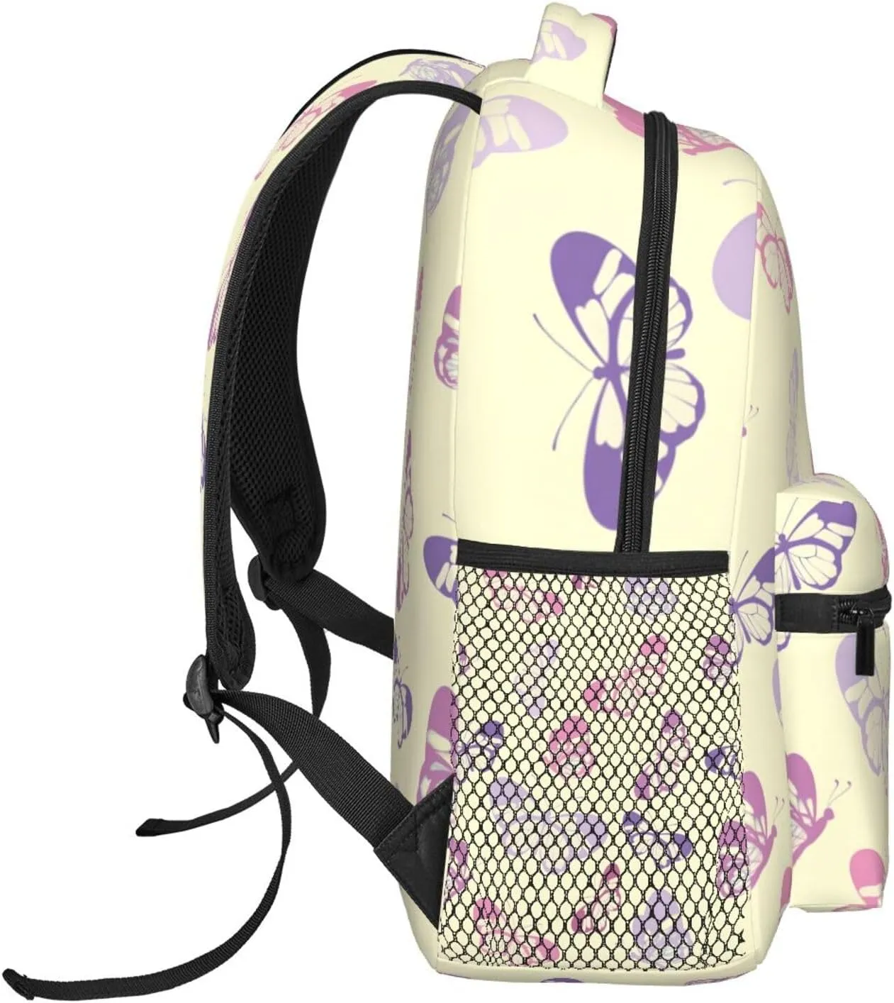 Travel Laptop Backpack for Women Lightweight College Backpack Adjustable Fits 15.6 Inch Laptop Bag Computer Bag for Men - Butterfly