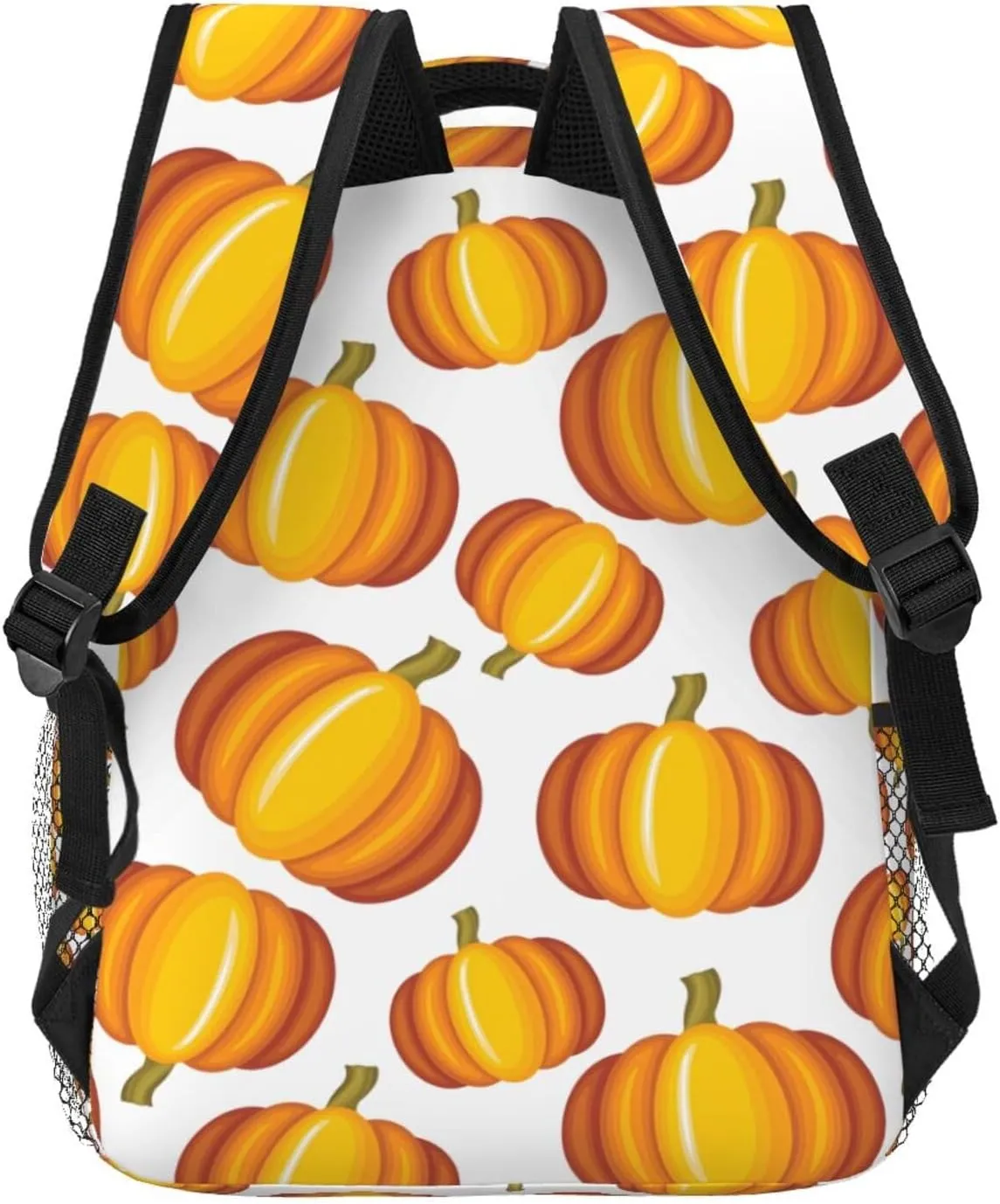 Travel Laptop Backpack for Women Lightweight College Backpack Adjustable Fits 15.6 Inch Laptop Bag Waterproof Computer Bag for Men, Work, Gym - Pumpkin