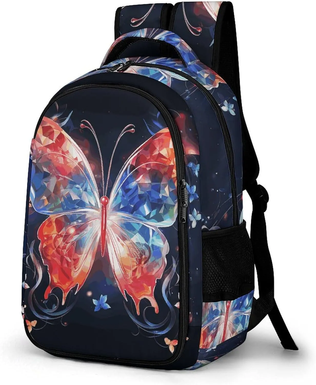 Travel Laptop Backpack Musica Butterfly Computer Backpacks Heavy Duty Backpack Carry on Backpack Large Capacity Water Resistant Computer Bag