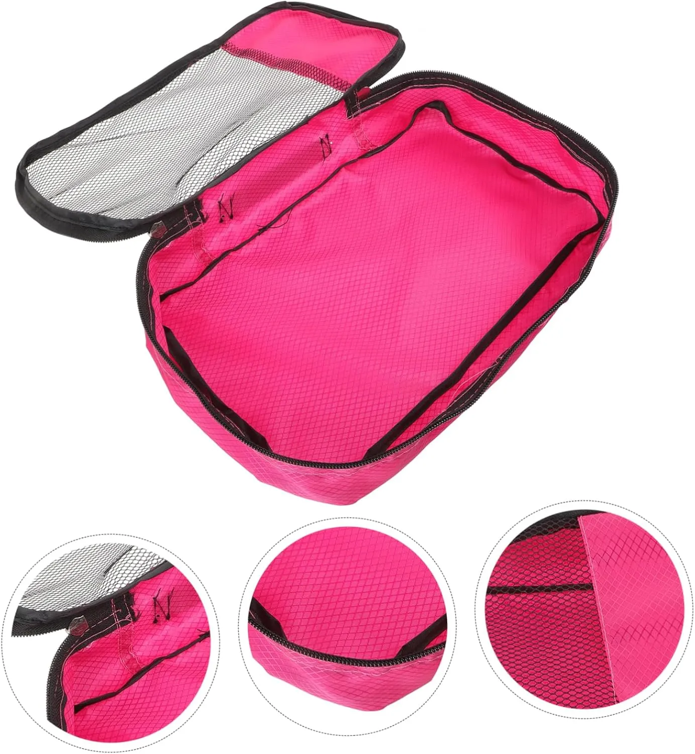 VANZACK Travel Packing Cube Luggage Organizer Bag Organizer for Suitcase Zipped Storage Pouch Packing Bags for Shoes Toiletries Daily Needs