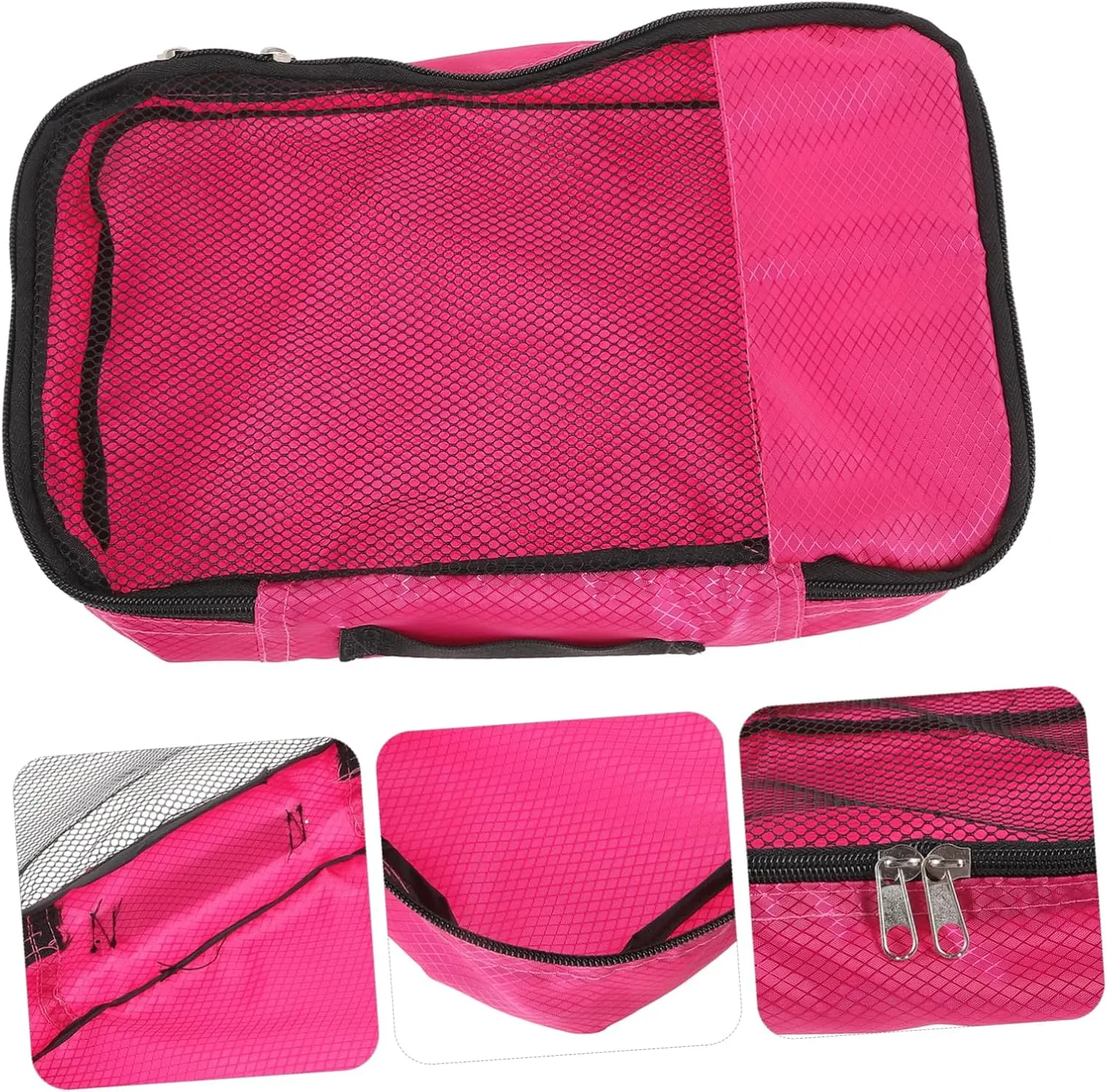 VANZACK Travel Packing Cube Luggage Organizer Bag Organizer for Suitcase Zipped Storage Pouch Packing Bags for Shoes Toiletries Daily Needs