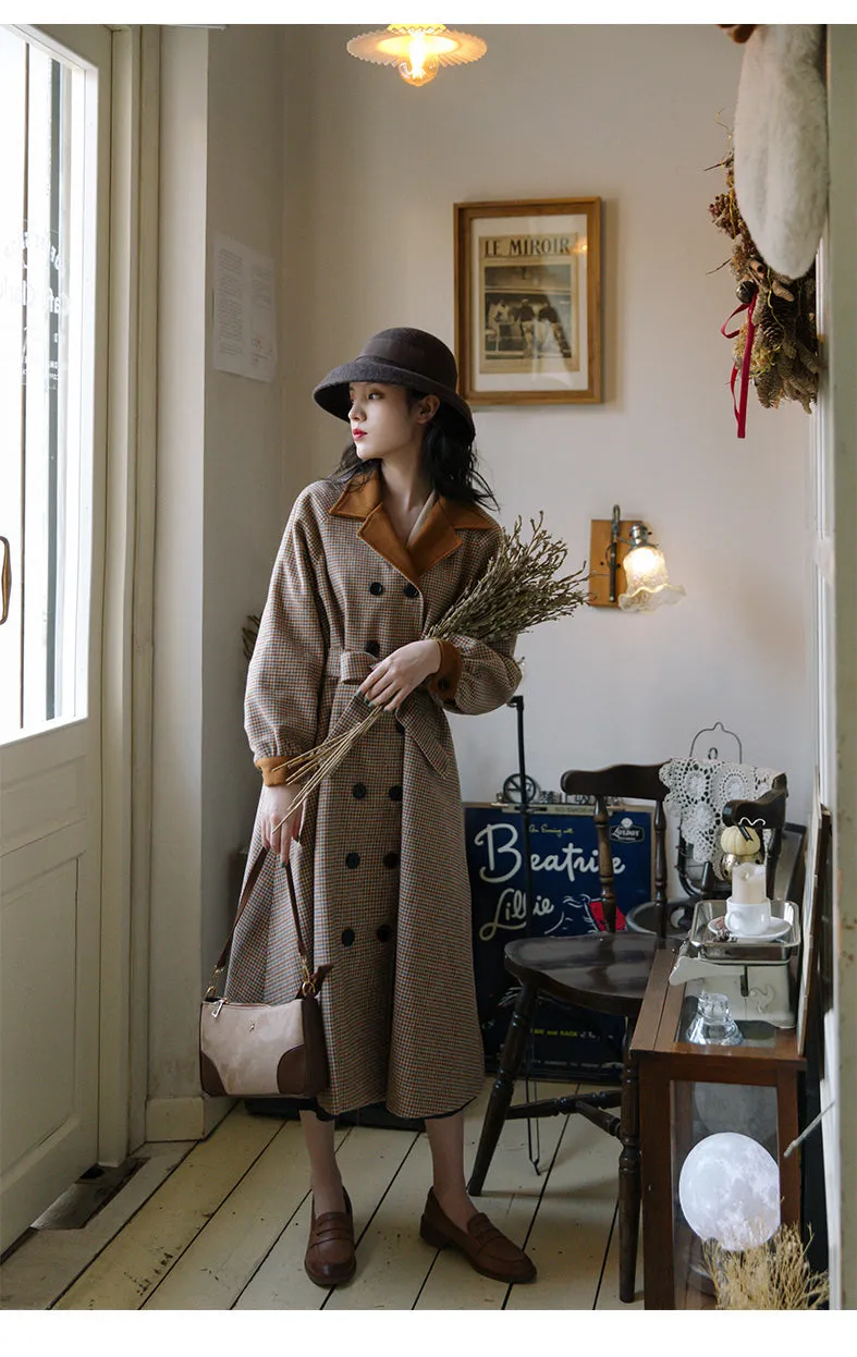 Vintage Double-breasted Trench Coat