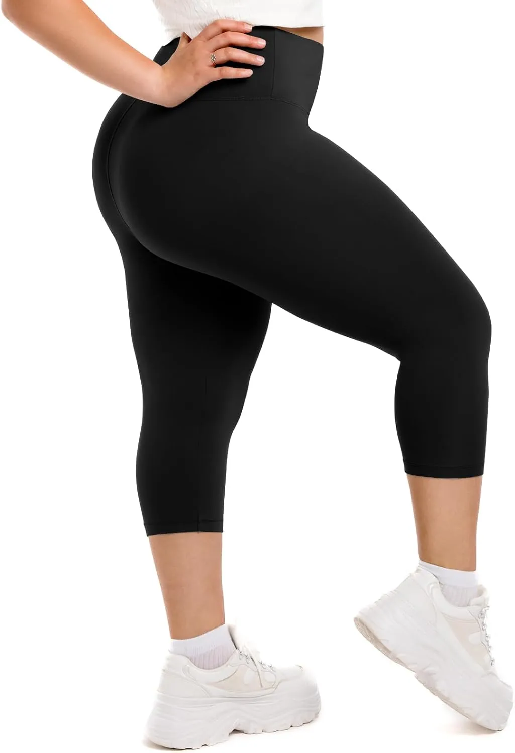 Walifrey High Waist Plus Size Leggings for Women, Buttery Soft Plus Size Leggings