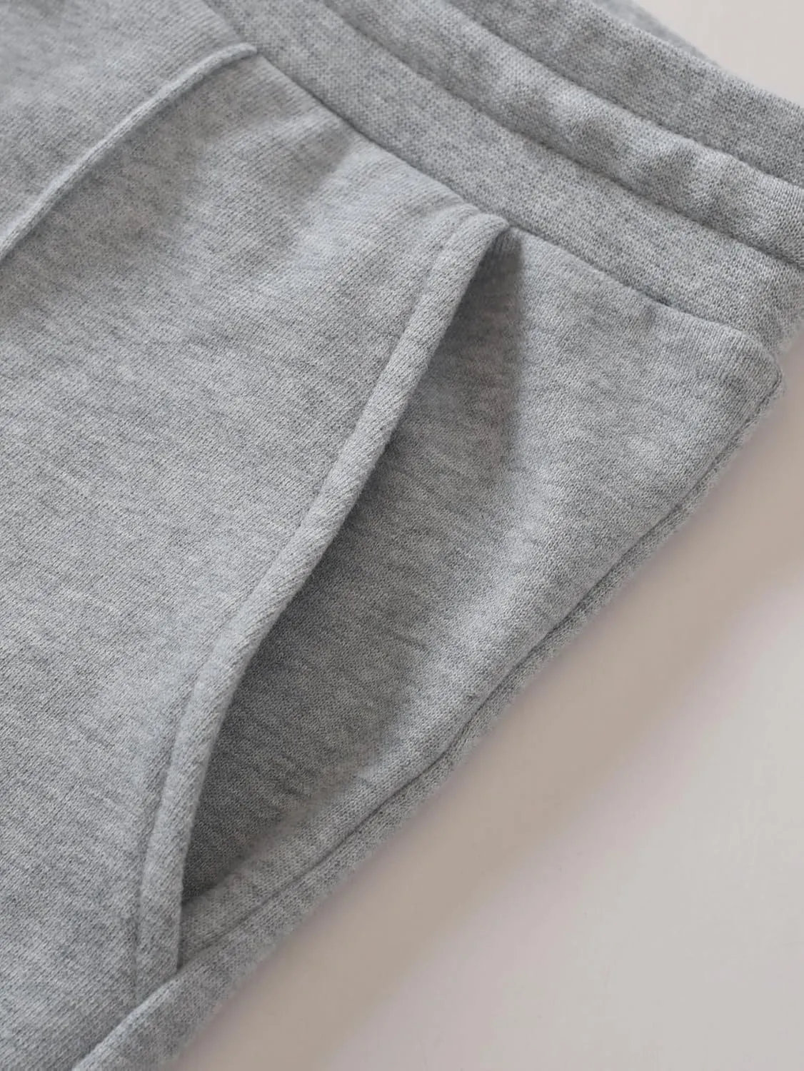 Weintee Women's Petite Wide Leg Sweatpants with Front Seam
