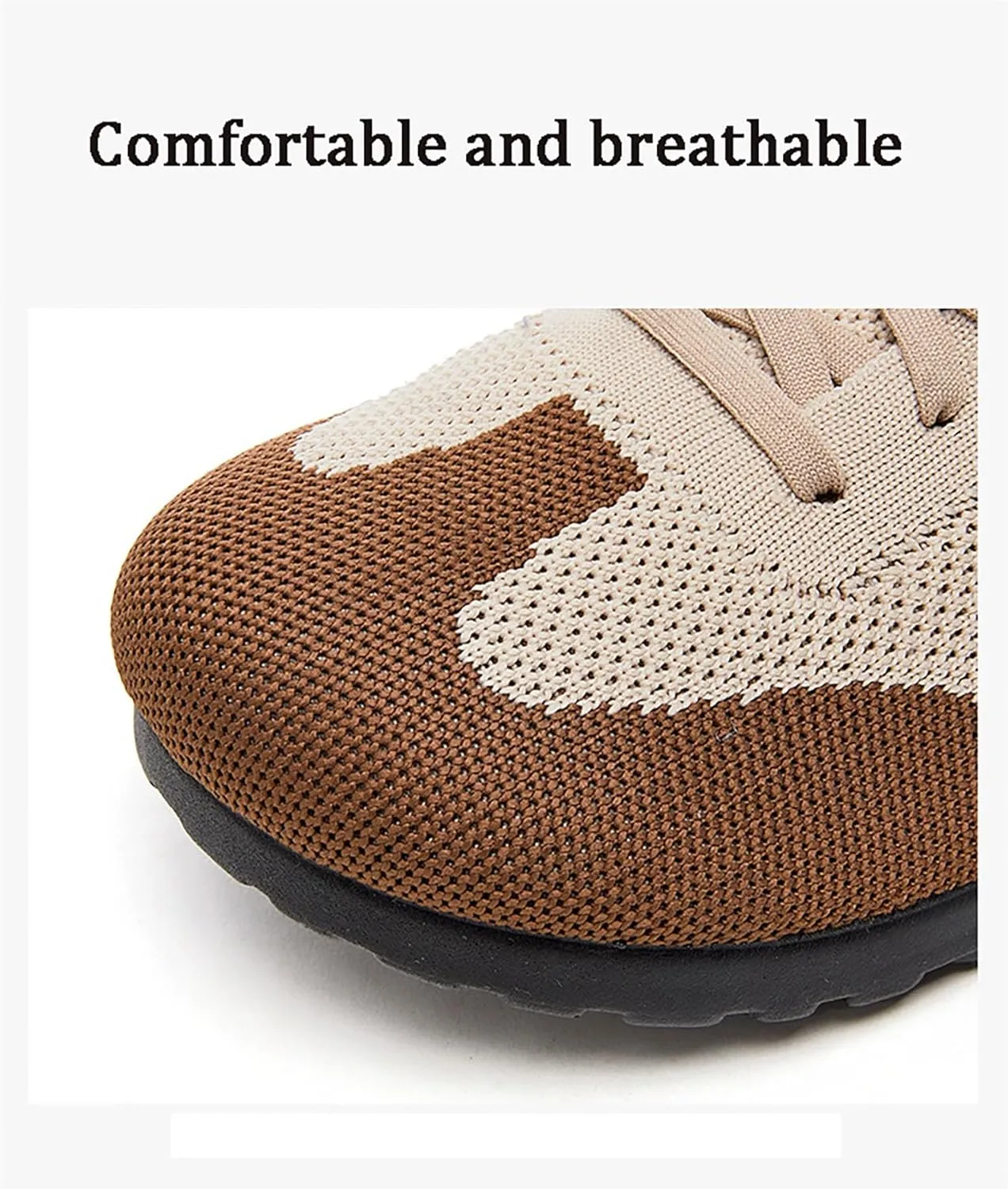 Wide Toe Sneakers for Women Breathable Fabric Non-Slip Outsole Walking Shoes Running Sneakers