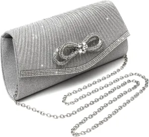 Women Clutch Purses Formal Dressy Evening Bag Handbags Crossbody Bag for Wedding Cocktail Prom Party
