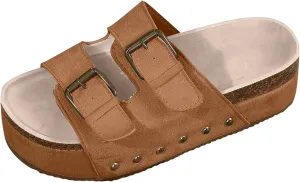 Women Wedge Sandals Open Toe Slingback Shoes Vacation Bohemian Slippers For Ladies Platform Comfort Sandals Women
