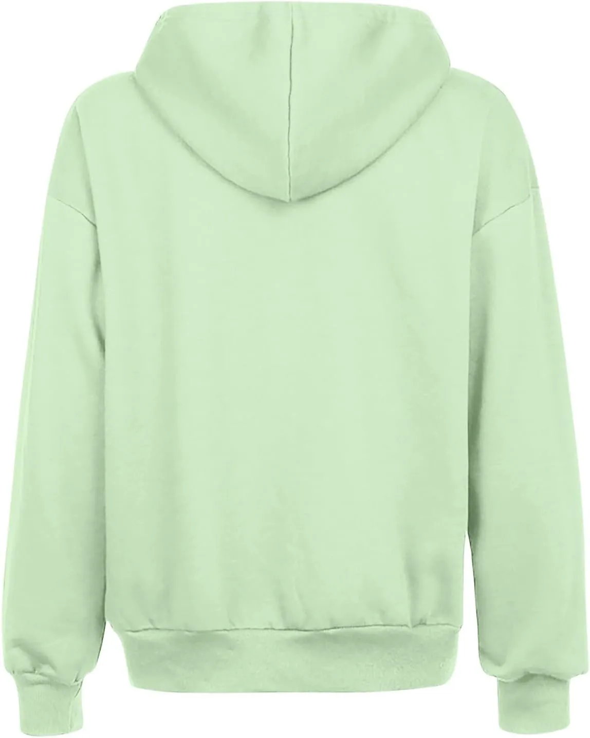 Women Zip Up Hoodie Casual Sweatshirt Drawstring Loose Fit Oversized Lightweight Fashion Fall Tops For Teen Girls