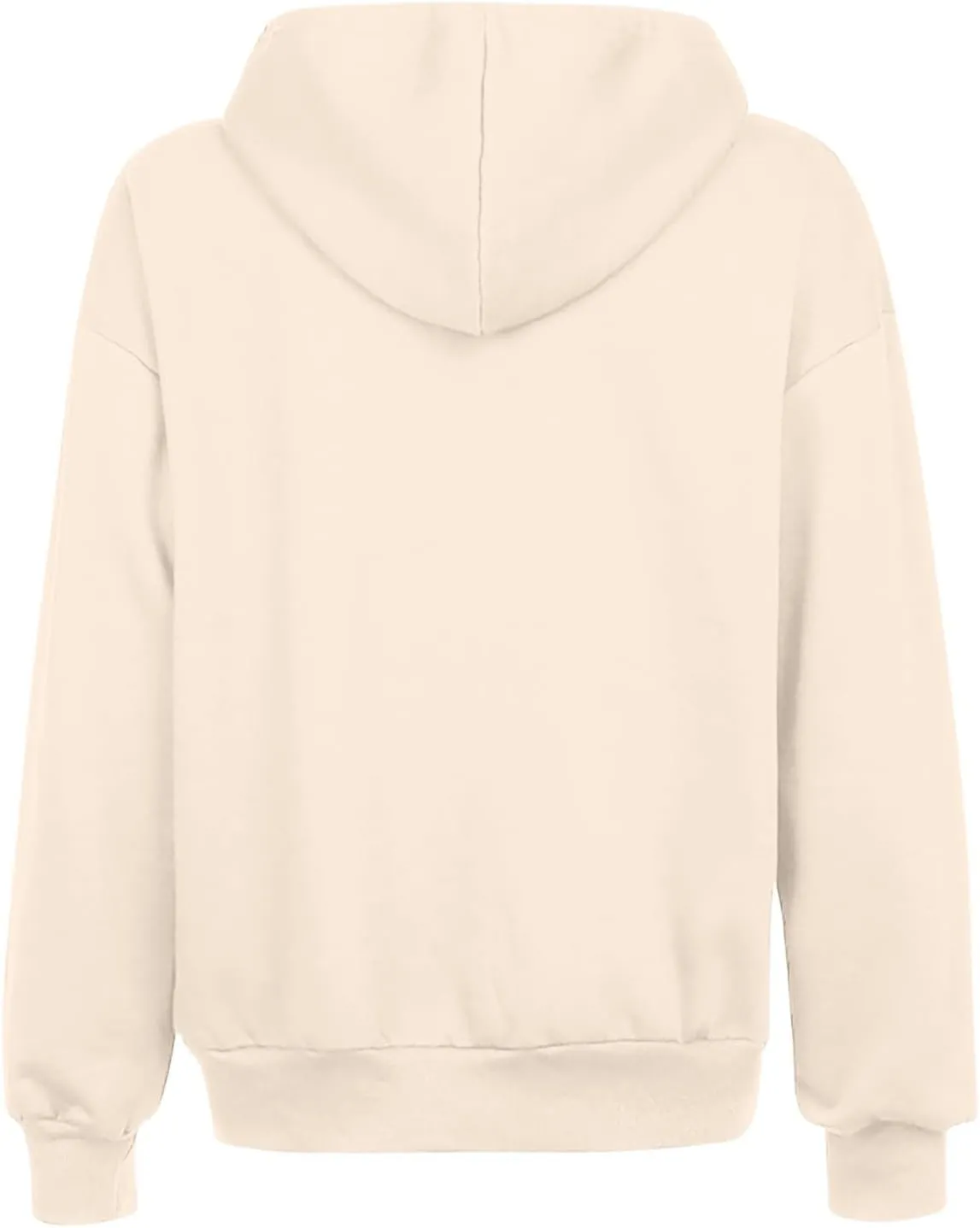 Women Zip Up Hoodie Casual Sweatshirt Drawstring Loose Fit Oversized Lightweight Fashion Fall Tops For Teen Girls