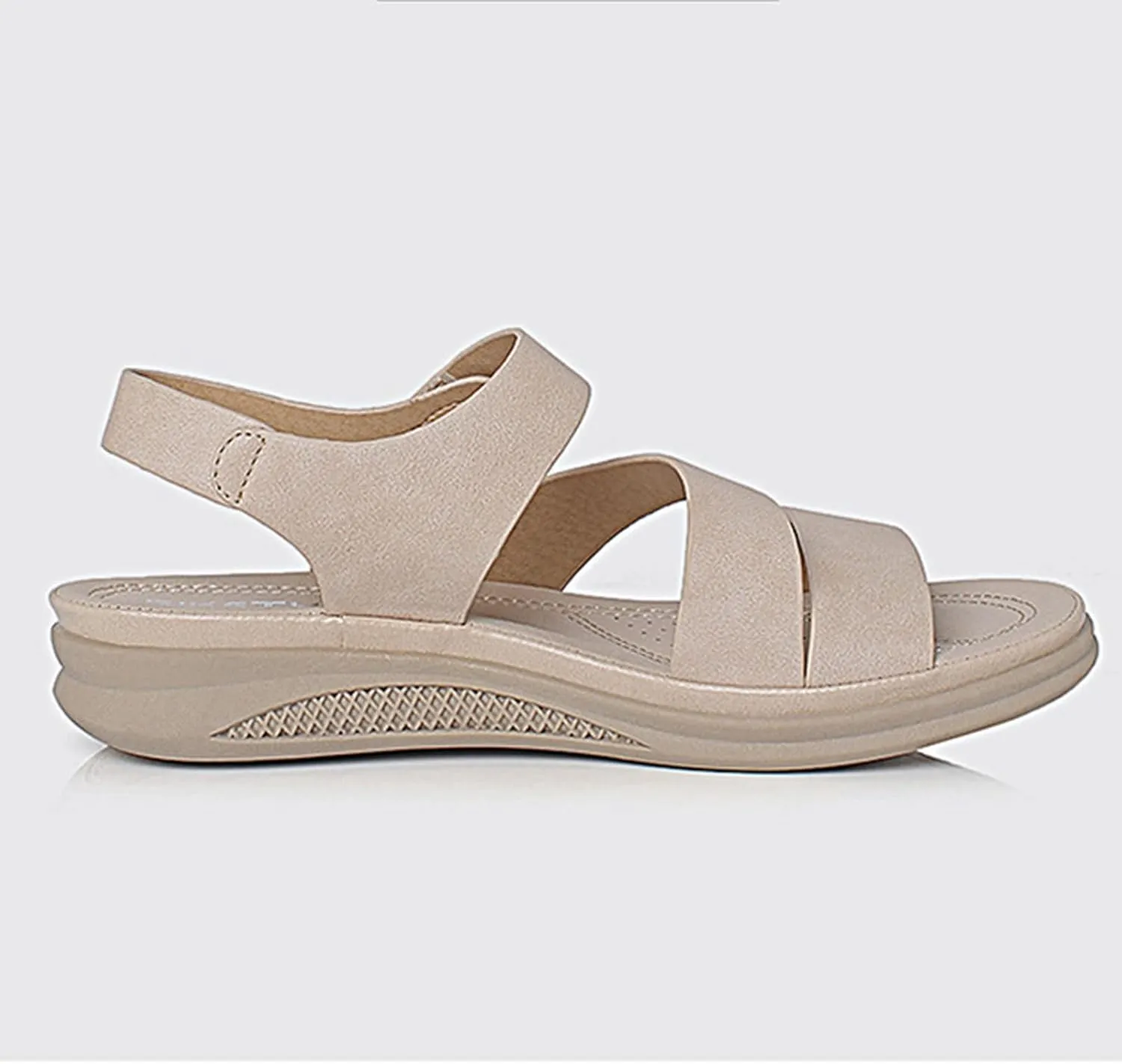 Women's Comfortable Walking Sandals, Open Toe Sport Slingback Ankle Strap Flat Summer Sandals Lightweight Platform Shoes