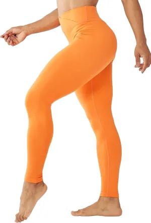 Womens Cross Waist Yoga Legging Gym Leggings Running Pants Workout Leggings for Women