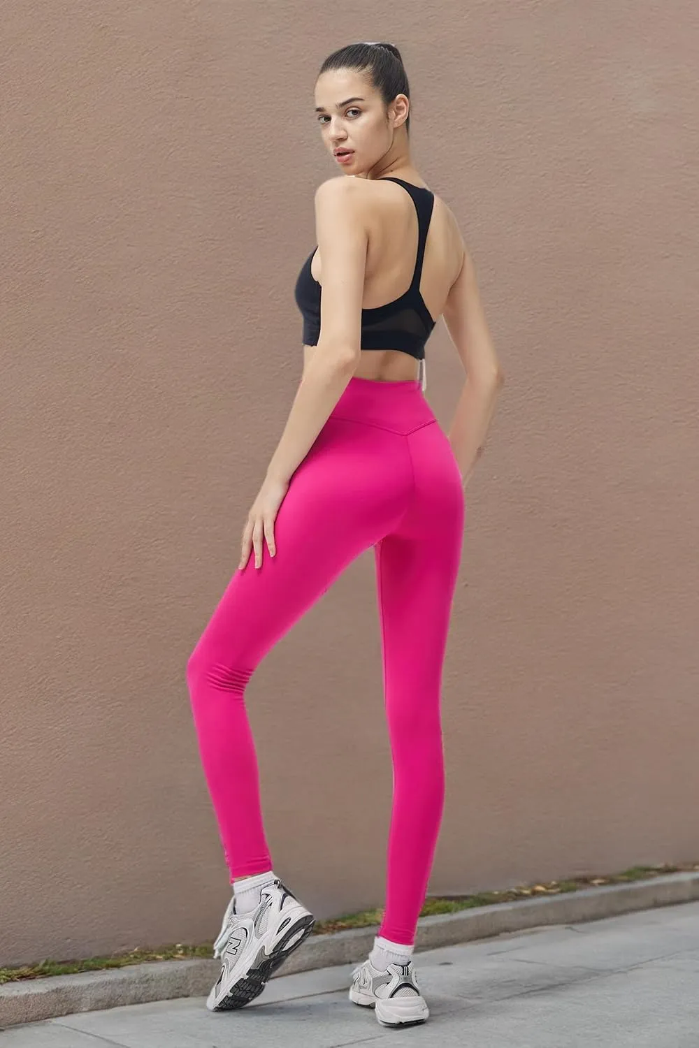Womens Cross Waist Yoga Legging Gym Leggings Running Pants Workout Leggings for Women