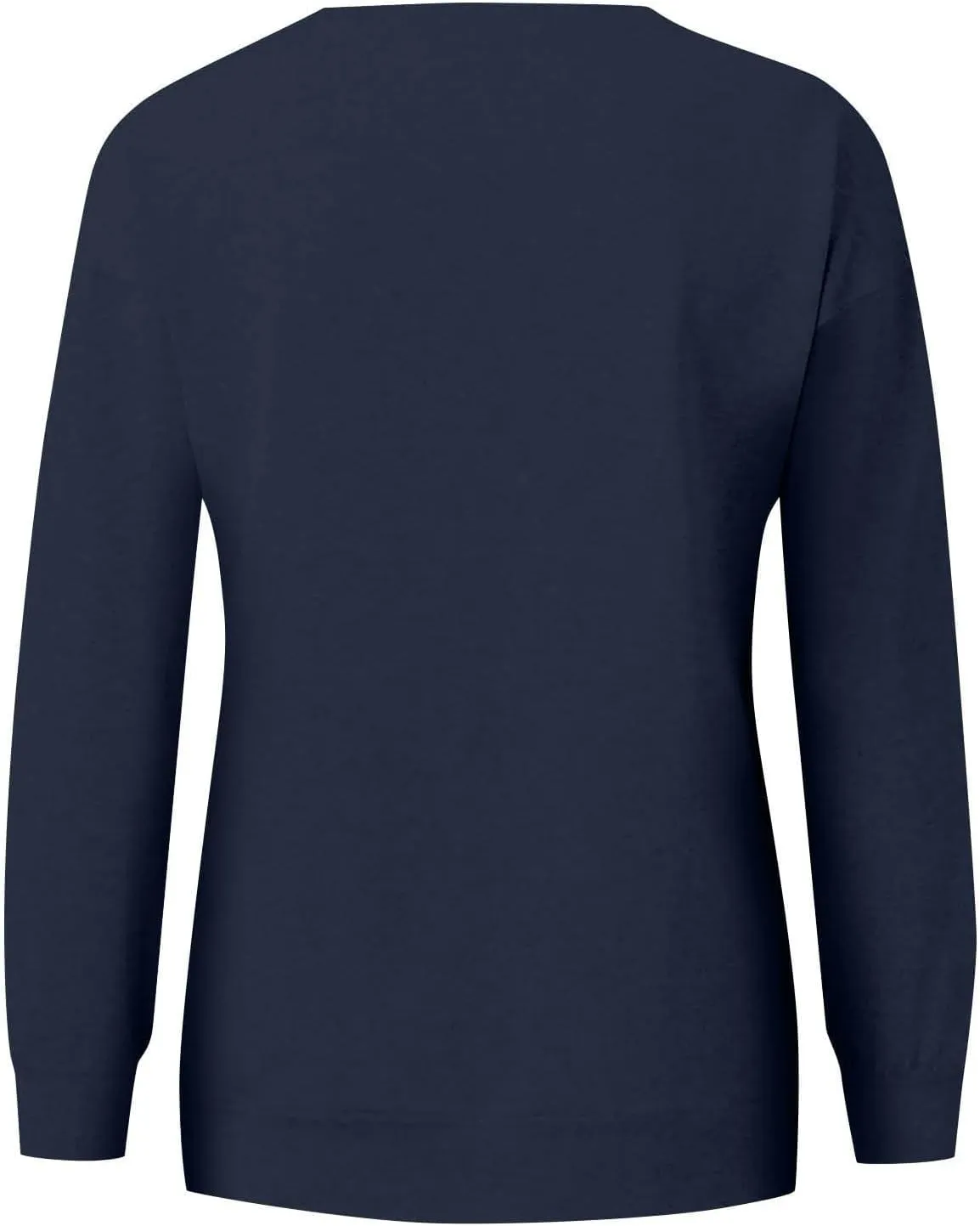 Womens Halooween Sweatshirt Regular Fit Cute Graphic Long Sleeve Crewneck Pullover Tunics Casual Fall Lightweight Top