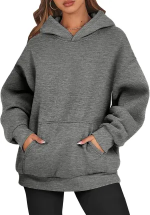 Womens Oversized Hoodies 2025 Long Sleeve Sweatshirts Pullover Fall Clothes with Pocket Fashion Y2k Clothes Comfort