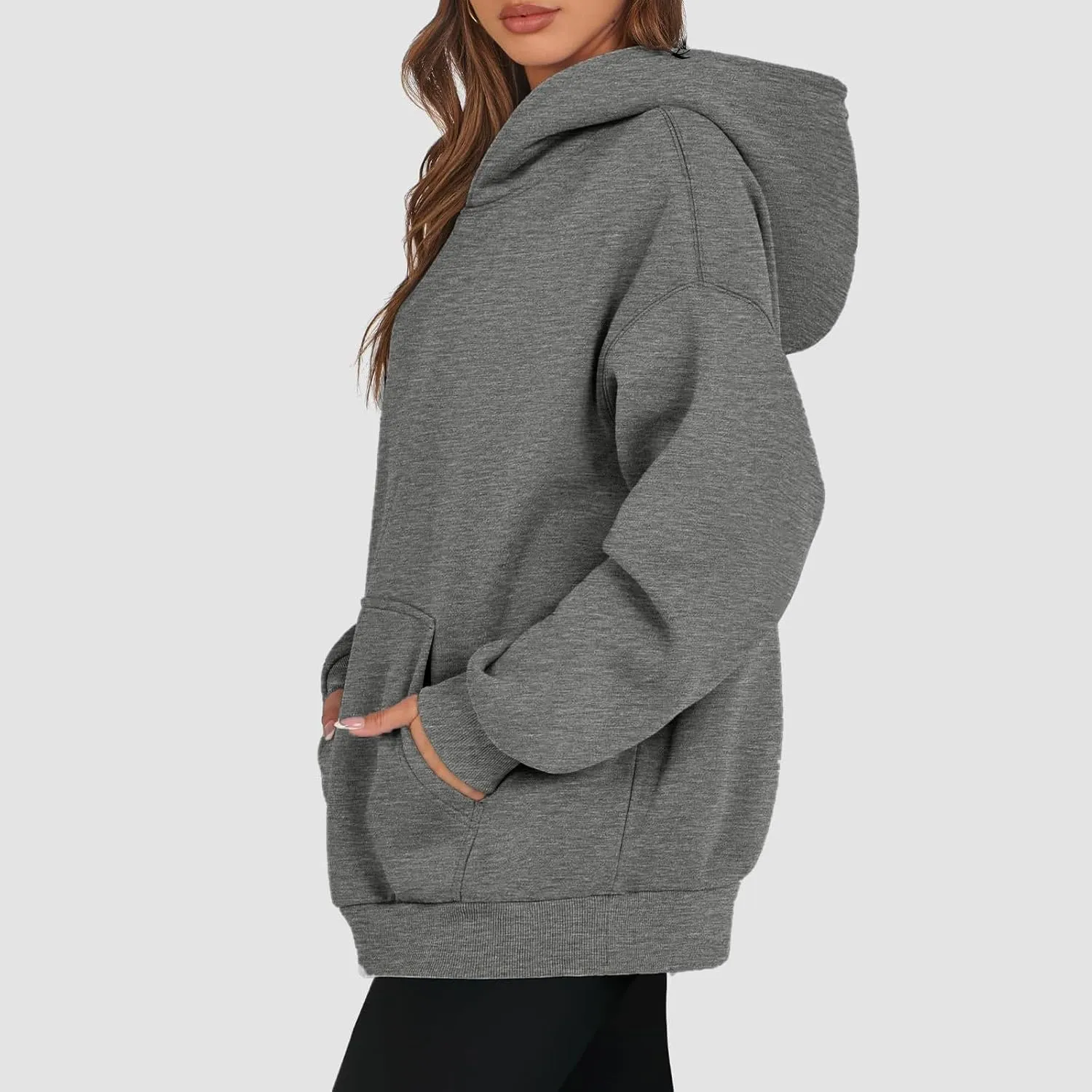 Womens Oversized Hoodies 2025 Long Sleeve Sweatshirts Pullover Fall Clothes with Pocket Fashion Y2k Clothes Comfort