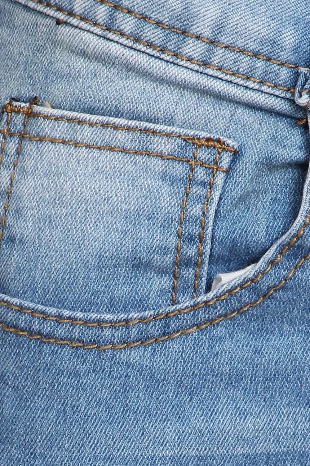 Womens Plus/Juniors Mid Waist Below Knee Length Denim Skirt in Pencil Silhouette