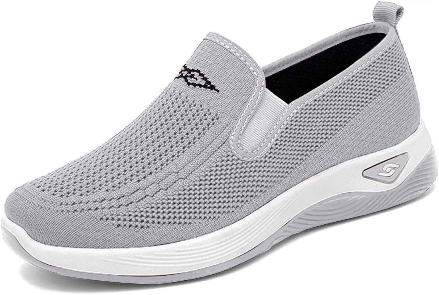 Women's Woven Orthopedic Breathable Soft Shoes Free Slip on Walking Shoes Casual Breathable Comfortable Sneaker Diabetic Foam Shoe Tennis Casual Non Slip Workout Sneakers
