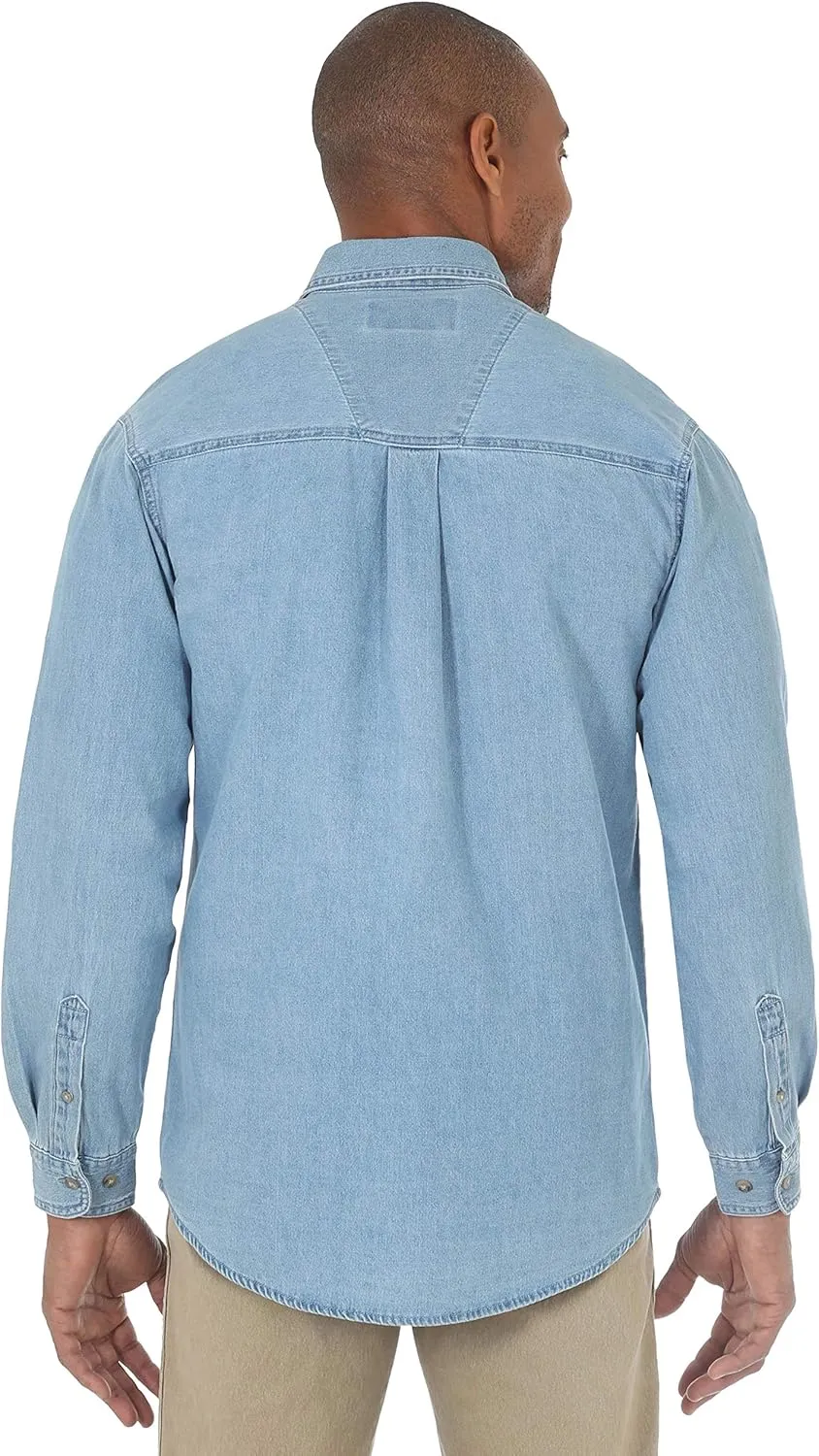 Wrangler Men's Denim Button Down Shirt