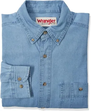 Wrangler Men's Denim Button Down Shirt