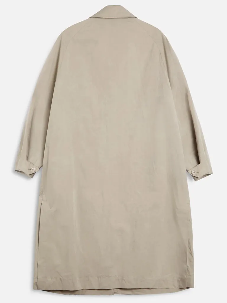 YMC Tyrell Trench Coat in Stone