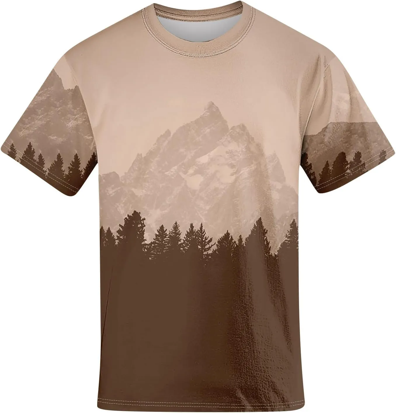 Ymosrh Men's Fashion T-Shirts Graphic Tees Casual Summer Short Sleeve Printed T Shirt Tee Tops, S-4XL