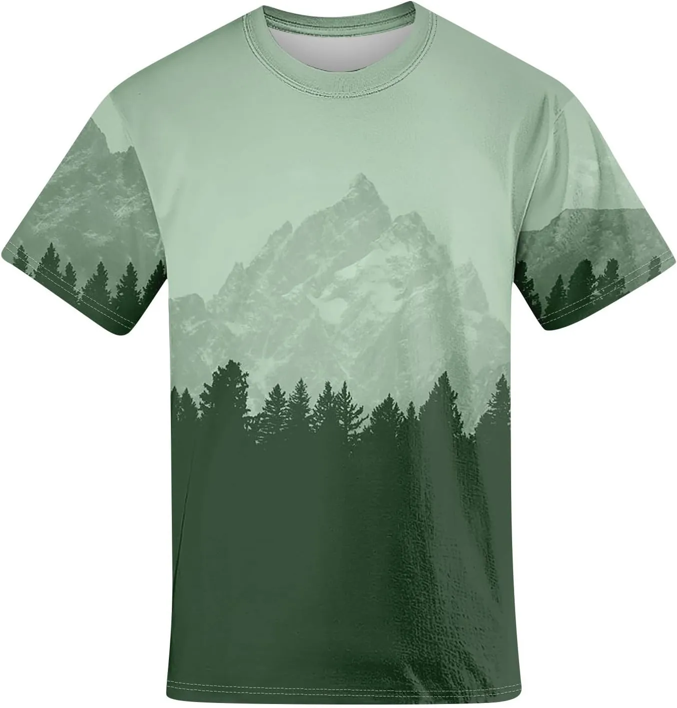 Ymosrh Men's Fashion T-Shirts Graphic Tees Casual Summer Short Sleeve Printed T Shirt Tee Tops, S-4XL