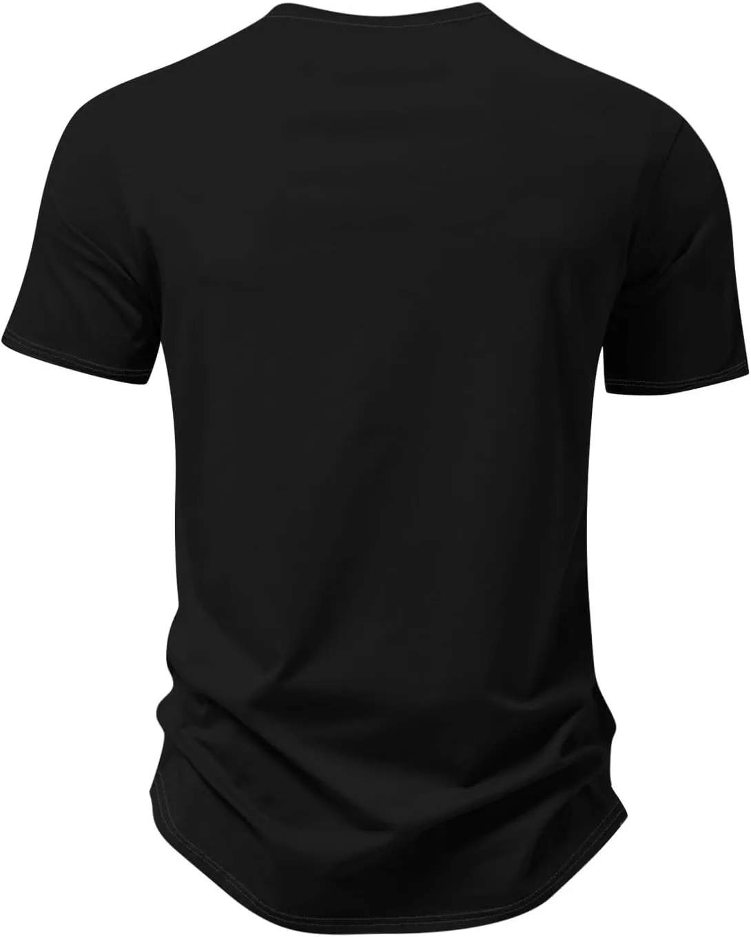 Ymosrh Men's Summer Beach Tee Shirts Short Sleeve Palm Tree T-Shirts Casual V Neck Tee Top Undershirts, S-3XL