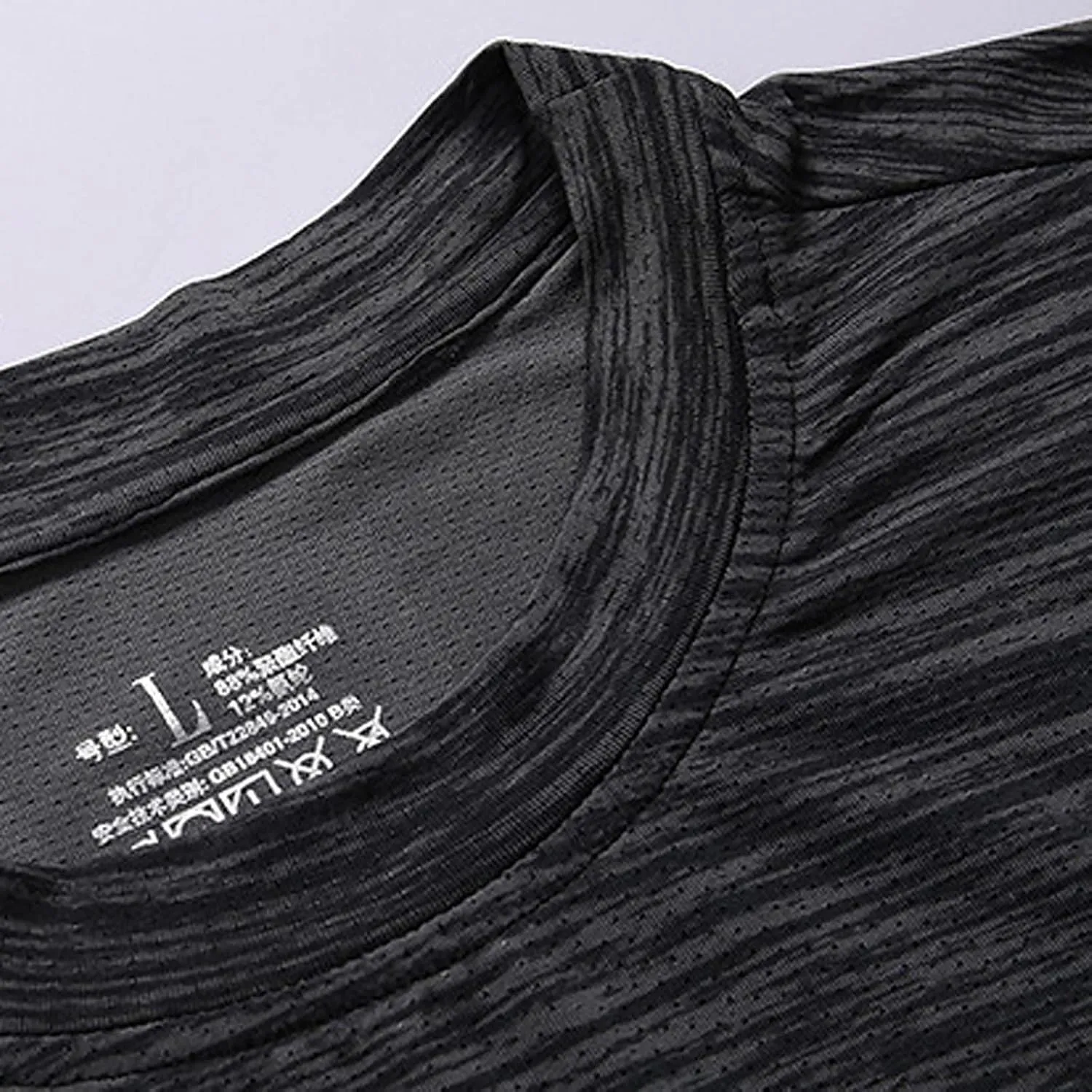 Ymosrh Men's Tshirts Athletic T-Shirt Short Sleeve Running Gym Workout Casual Tee Shirts T, M-8XL