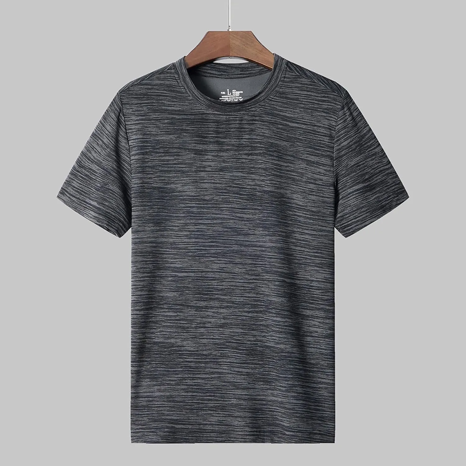 Ymosrh Men's Tshirts Athletic T-Shirt Short Sleeve Running Gym Workout Casual Tee Shirts T, M-8XL